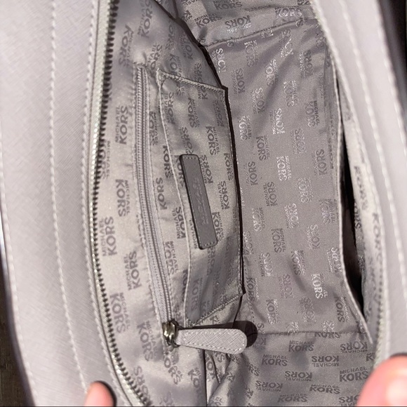 Michael Kors Gray Hand Bag - Picture 8 of 16